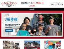Tablet Screenshot of gnazzopromotions.com